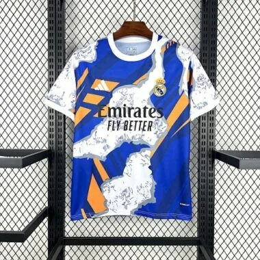 25-26 Real Madrid Pre-Match Third T-Shirt Football Apparels Soccer AAAAJersey Yupoo