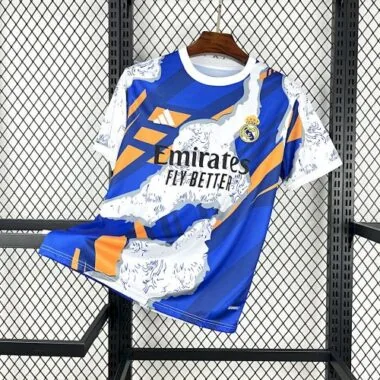 25-26 Real Madrid Pre-Match Third T-Shirt Football Apparels Soccer