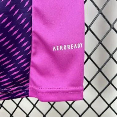 25-26 Real Madrid Purple Goalkeeper Kid Kits Youth Apparels