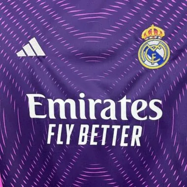 25-26 Real Madrid Purple Goalkeeper Kid Kits Youth Apparels