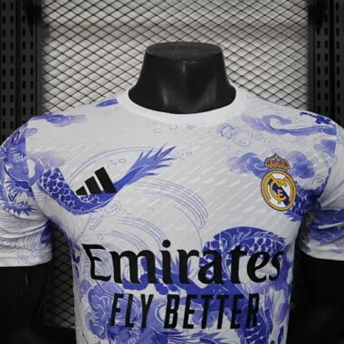 25-26 Real Madrid Blue Dragon Kit Special Edition Player Version Soccer AAAAJersey Yupoo