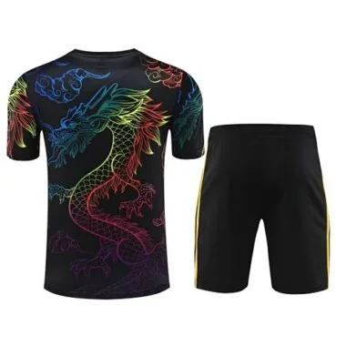24-25 Real Madrid Rainbow Dragon Black Training Kit Soccer