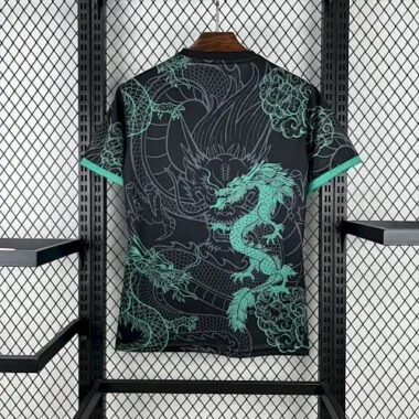 25-26 Real Madrid Green Dragon Pattern Kit Special Edition Soccer