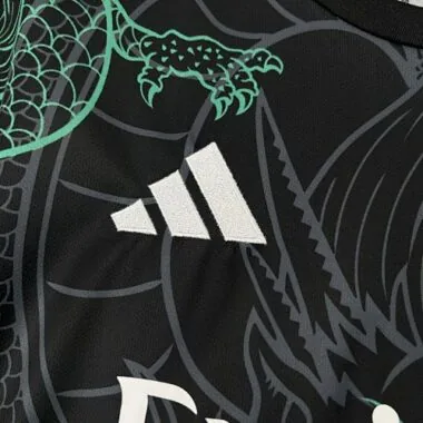 25-26 Real Madrid Green Dragon Pattern Kit Special Edition Soccer