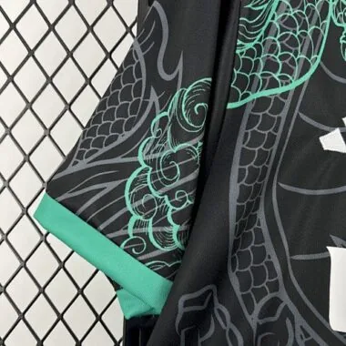25-26 Real Madrid Green Dragon Pattern Kit Special Edition Soccer