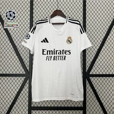 24-25 Real Madrid Home Kit With All Kind of Badges Soccer S-4XL