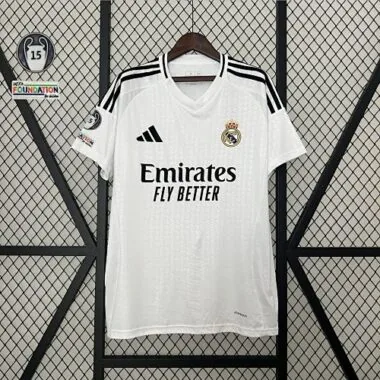 24-25 Real Madrid Home Kit With All Kind of Badges Soccer S-4XL