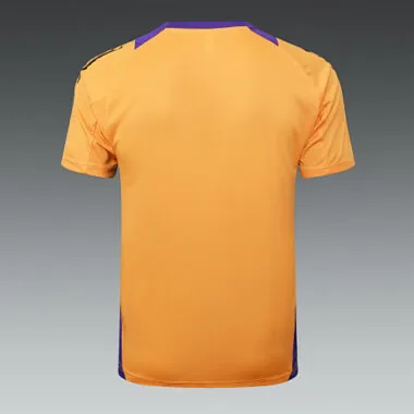 24-25 Real Madrid Yellow Trainingt Kit Soccer