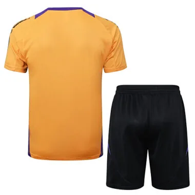 24-25 Real Madrid Yellow Trainingt Kit Soccer