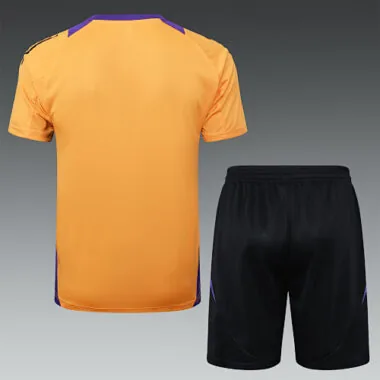 24-25 Real Madrid Yellow Trainingt Kit Soccer