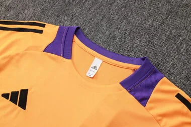 24-25 Real Madrid Yellow Trainingt Kit Soccer