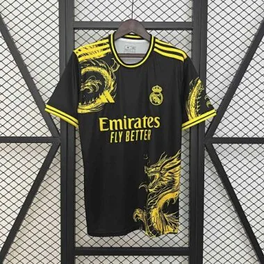 24-25 Real Madrid Yellow Dragon Kit Special Edition Football