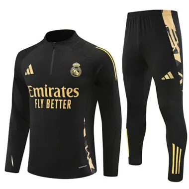 24-25 Real Madrid Long Sleeve Training Suit Football Shirts(1)