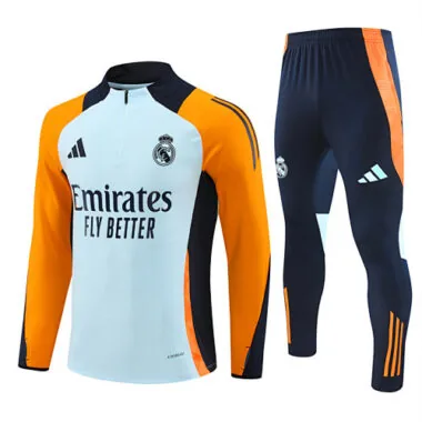 24-25 Real Madrid Long Sleeve Training Suit Football Shirts(3)