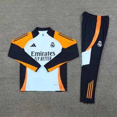 24-25 Real Madrid Long Sleeve Training Suit Football Shirts(3)