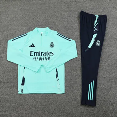24-25 Real Madrid Long Sleeve Training Suit Football Shirts(4)