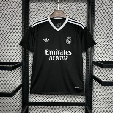 24-25 Real Madrid Black GoalKeeper Kit Soccer Uniforms Soccer AAAAJersey Yupoo