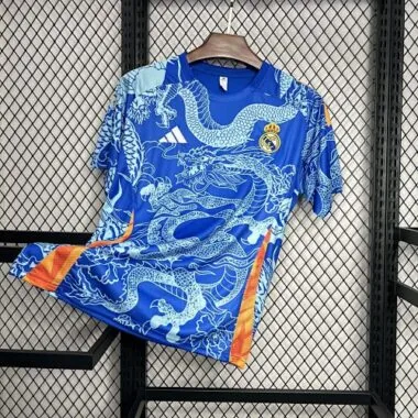 24-25 Real Madrid Blue Dragon Special Edition Soccer Uniforms Soccer