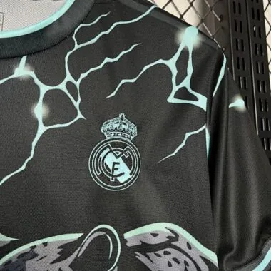 24-25 Real Madrid Green Jaguar Special Edition Kit Soccer Uniforms Soccer