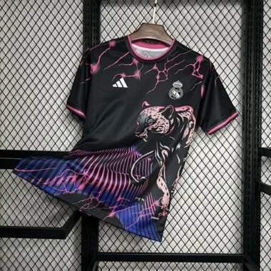 24-25 Real Madrid Pink Jaguar Special Edition Kit Soccer Uniforms Soccer