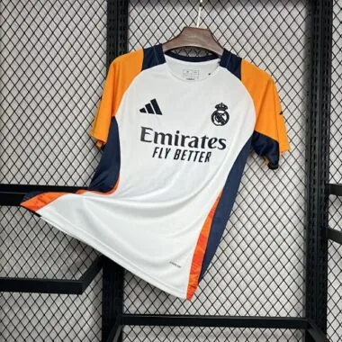 24-25 Real Madrid Pre-Match Shirt Soccer Uniforms Soccer