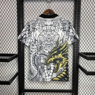 2024 Real Madrid Golden Dragon Special Edition Kit Soccer Uniform