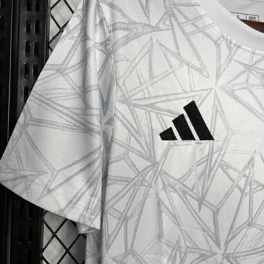 24-25 Real Madrid Training White Kit Soccer Uniform