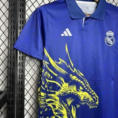 24-25 Real Madrid Dragon Bluen Special Edition Kit Soccer Uniform