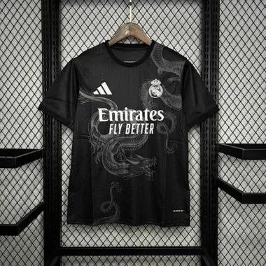 24-25 Real Madrid Dragon Black Special Edition Kit AAAAJersey Dropshiping Yupoo
