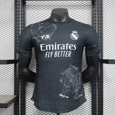 23-24 Real Madrid Special Edition Y3 Black Kit Player Version Shirt Football AAAAJerseys Yupoo