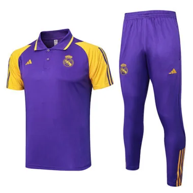 23-24 Real Madrid Purple Polo Suits Jerseys World Yupoo