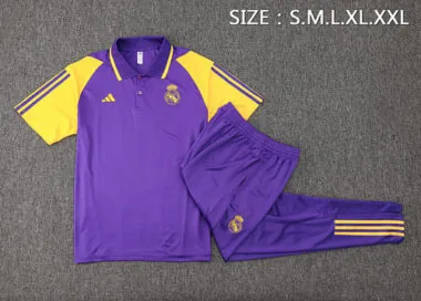 23-24 Real Madrid Purple Polo Suits Jerseys World Yupoo