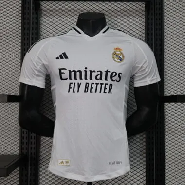 24-25 Real Madrid Home Player Version Soccer Jerseys Best Jerseys