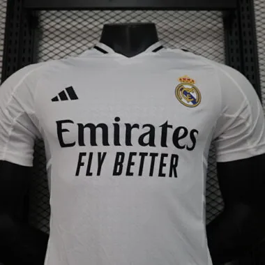 24-25 Real Madrid Home Player Version Soccer Jerseys Best Jerseys
