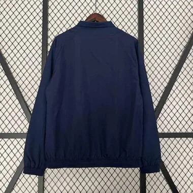 23-24 Barcelona Reversible Windbreaker purple&Navy Special Edition Style Double-Sides Jacket