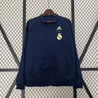 23-24 Barcelona Reversible Windbreaker purple&Navy Special Edition Style Double-Sides Jacket