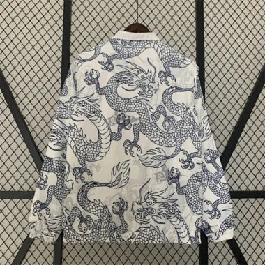 23-24 Real Madrid Reversible Dragon Windbreaker White