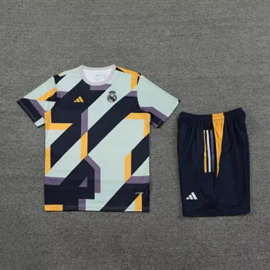 23-24 Real Madrid Traning Grey Kit Soccer Jerseys (2)
