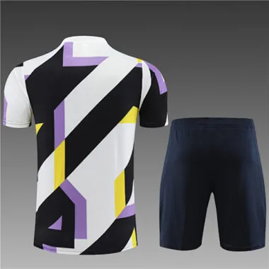 23-24 Real Madrid Traning White&Black Kit Soccer Jerseys