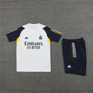 23-24 Real Madrid Training White Kit Soccer Jerseys