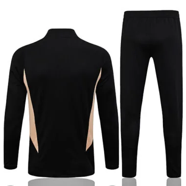 23-24 Real Madrid Long Sleeve Kits Black Training Suits Football Jerseys