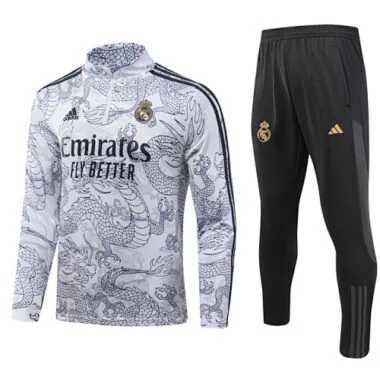 23-24 Real Madrid Long Sleeve Kits Dragon Special Training Suits Soccer Jerseys Yupoo