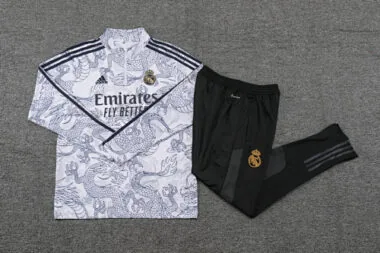 23-24 Real Madrid Long Sleeve Kits Dragon Special Training Suits Soccer Jerseys
