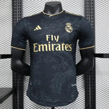 23-24 Real Madrid Balck Dragon Player Version Soccer Jerseys Yupoo