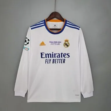 21-22 Real Madrid home long sleeve