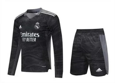 21-22 Real Madrid black goalkeeper long sleeve