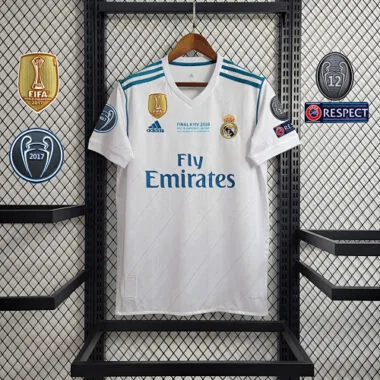 17-18 Real Madrid home white player version