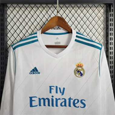 17-18 Real Madrid home long sleeve