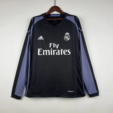 16-17 Real Madrid Retro Long Sleeve Third Away S-XXL