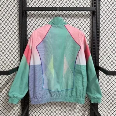 26-27 Barcelona Green Windbreaker Jackets Kit Soccer T-Shirt